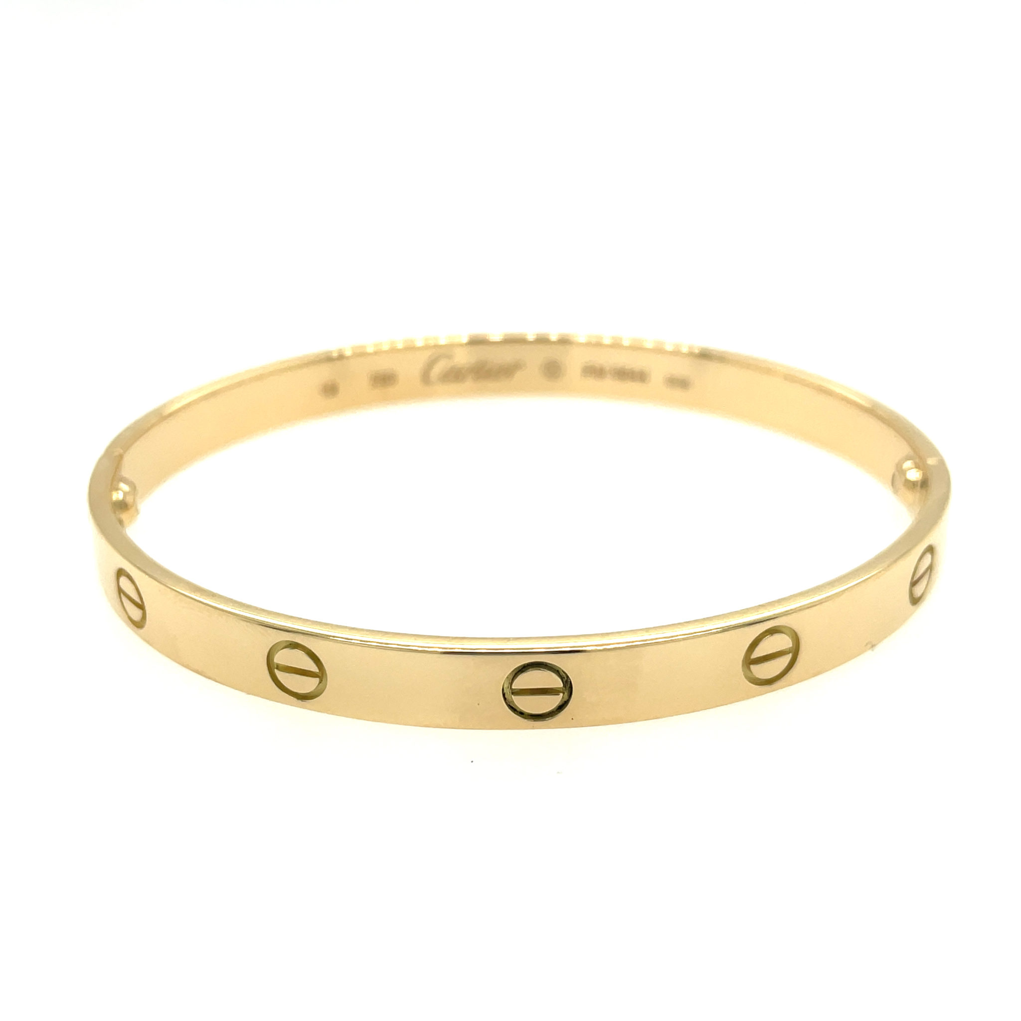 Cartier „Love“ Armreif Gr. 19 Full Set 2007