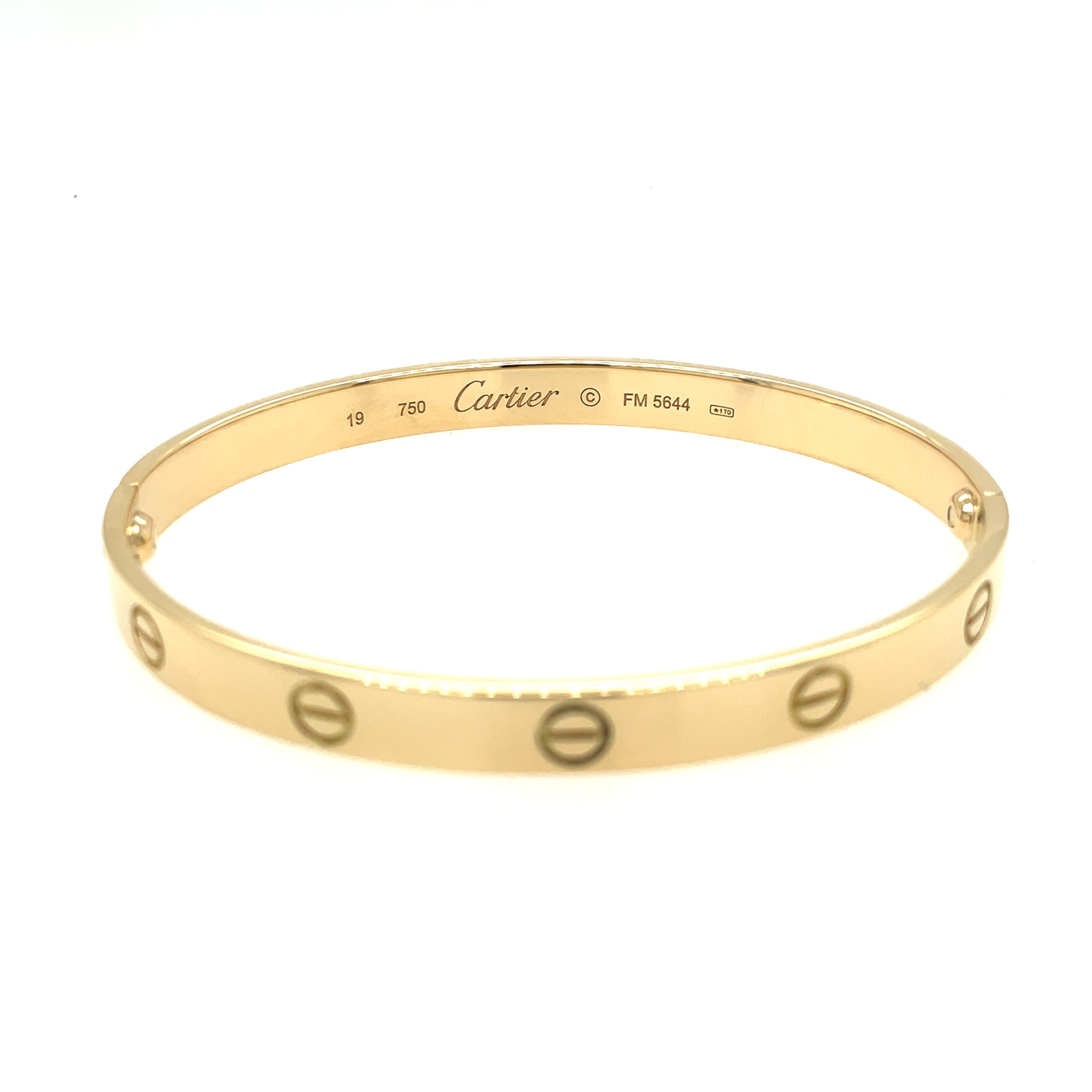 Cartier „Love“ Armreif Gr. 19 Full Set 2007 - Bild 2