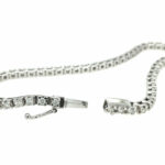 Moncara Tennisarmband 19 cm 2,0 ct Diamanten Weißgold 585/ 14K - Bild 4 Vorschau