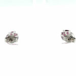 Solitärohrstecker ca. 3,13ct Rhodilithe Weißgold 750/ 18K - Bild 5 Vorschau