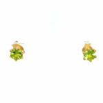 Solitärohrstecker ca. 1,5ct Peridote Gelbgold 750/ 18K Vorschau