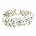 Diamant Armband 18 cm ca. 38 ct Brillanten Weißgold 750/ 18K Vorschau