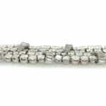 Diamant Armband 18 cm ca. 38 ct Brillanten Weißgold 750/ 18K - Bild 8 Vorschau