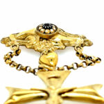 Antiker Kreuzanhänger Gelbgold 750/ 18K - Bild 3 Vorschau