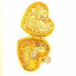 Herzanhänger mit ca. 1ct Diamanten Bicolor 750/ 18K - Bild 7 Vorschau