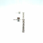 Hängeohrstecker ca. 0,20 ct Diamanten Weißgold 750/ 18K - Bild 4 Vorschau
