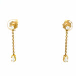 Hängeohrstecker ca. 0,25 ct Diamanten Gelbgold 750/ 18K Vorschau