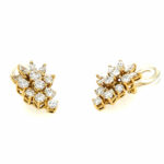 Bucherer Ohrclips ca. 2ct Diamanten Gelbgold 750/ 18K - Bild 6 Vorschau