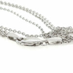 Tirisi Rauchquarz Collier 39cm Topas Diamanten Weißgold 750/ 18K - Bild 2 Vorschau