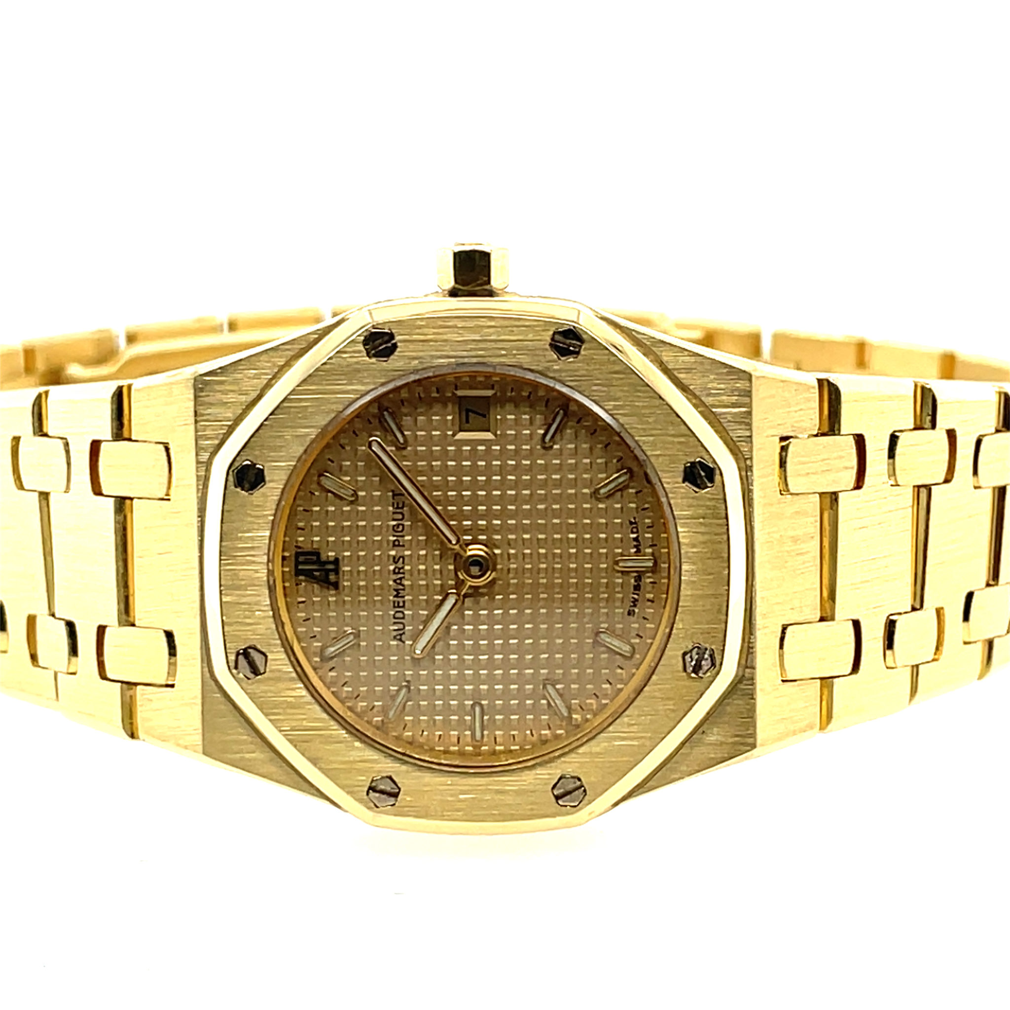 Audemars Piguet Royal Oak Lady Ref. D6175/6007BA Gelbgold 750 26mm ca.1990 - Bild 4