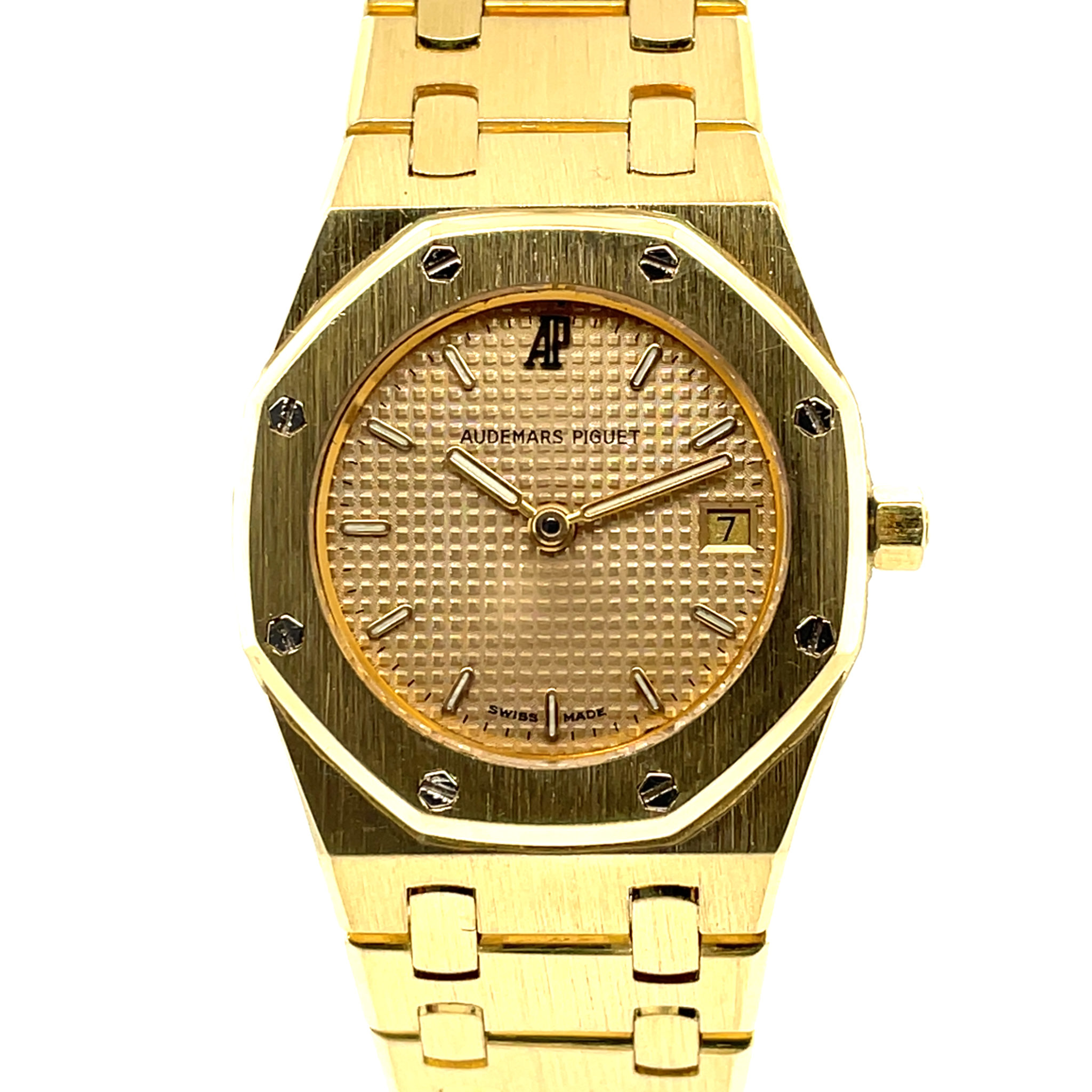 Audemars Piguet Royal Oak Lady Ref. D6175/6007BA Gelbgold 750 26mm ca.1990 - Bild 2