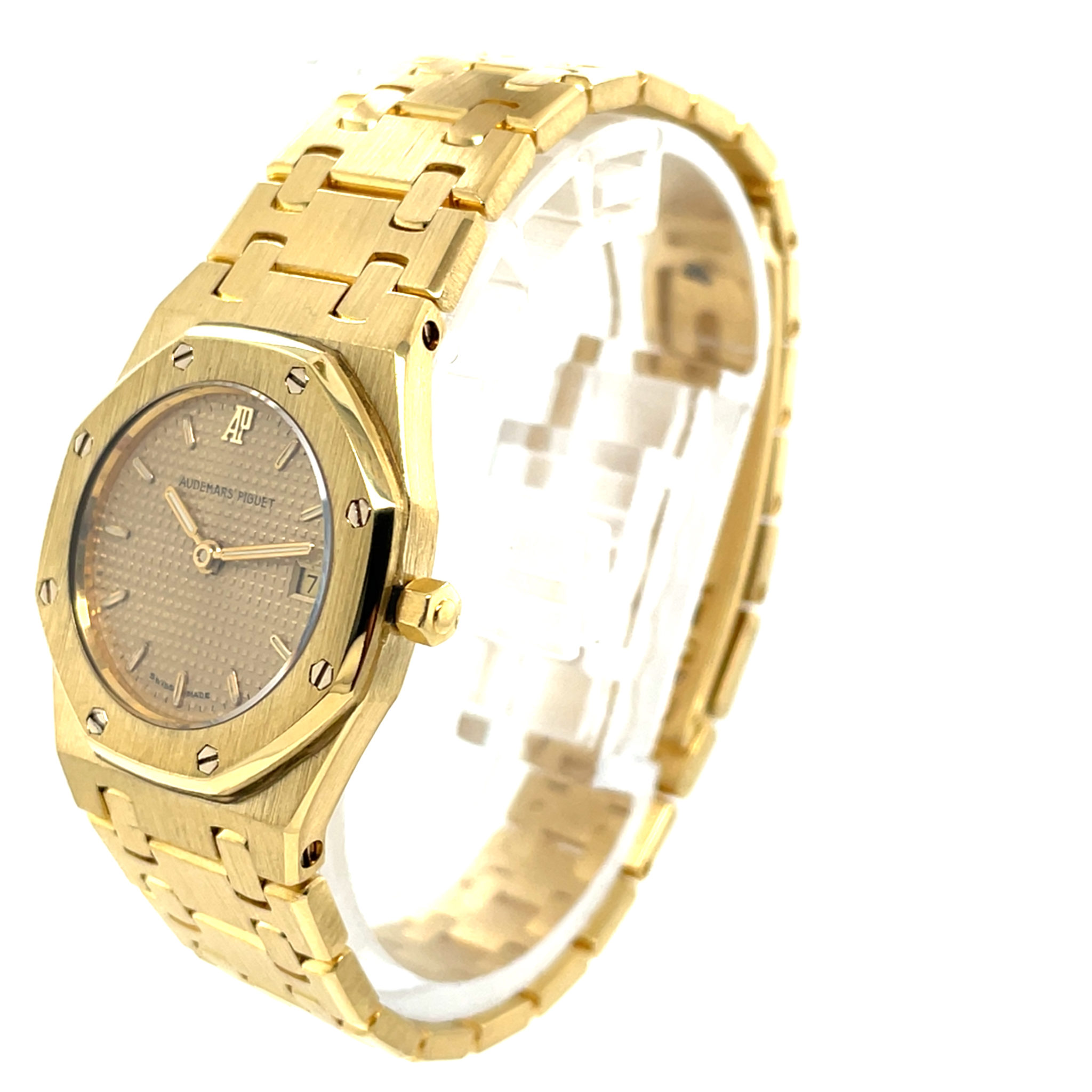 Audemars Piguet Royal Oak Lady Ref. D6175/6007BA Gelbgold 750 26mm ca.1990 - Bild 6