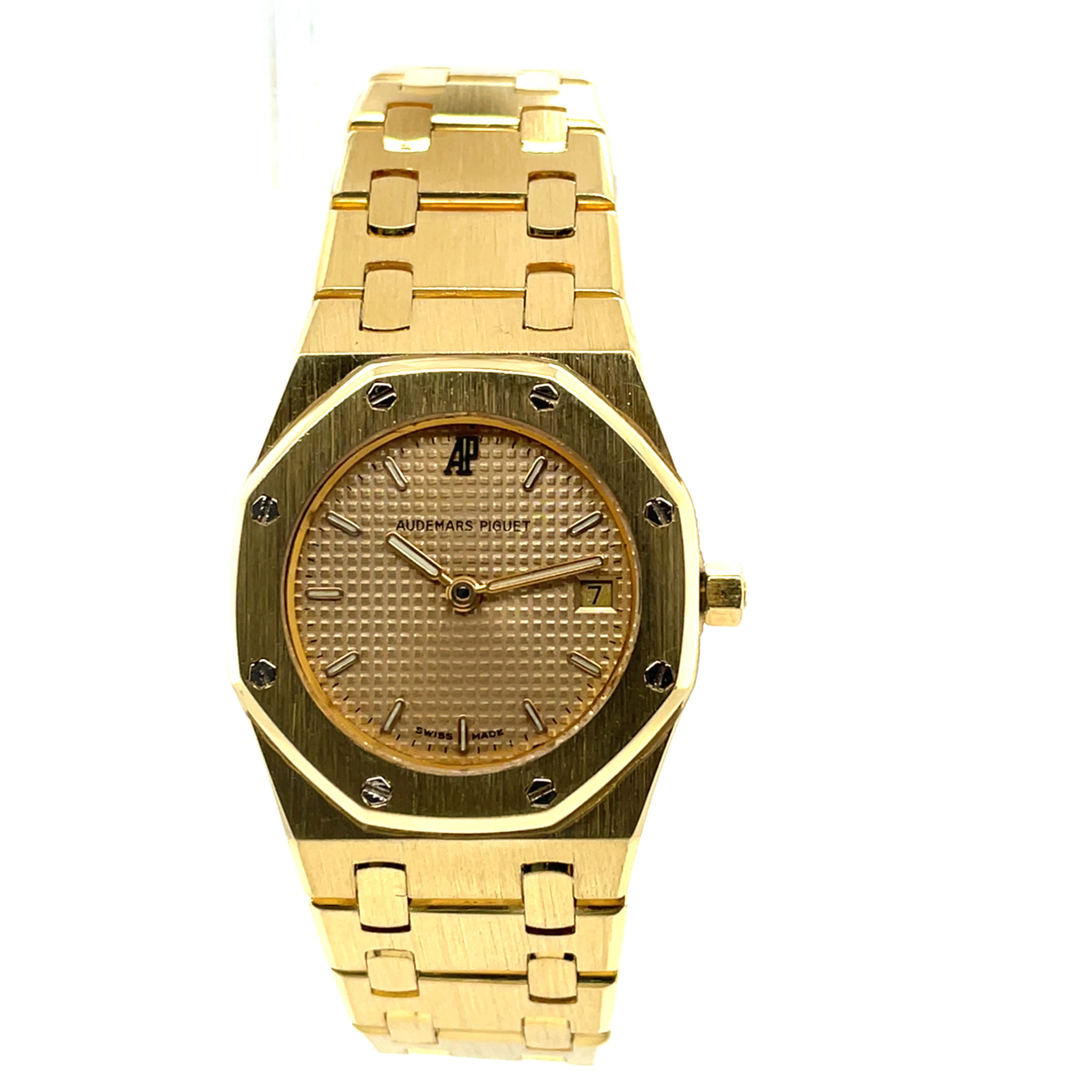 Audemars Piguet Royal Oak Lady Ref. D6175/6007BA Gelbgold 750 26mm ca.1990 - Bild 3