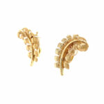 Tiffany & Co. „Feather“ Ohrclips Gelbgold 585/ 14K - Bild 2 Vorschau