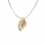 „Fächer“ Collier 43 cm ca. 4ct Diamanten Weißgold 750/ 18K - Bild 2 Vorschau