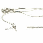 „Blütenform“ Collier 42cm ca. 2ct Diamanten Weißgold 585/ 14K - Bild 5 Vorschau
