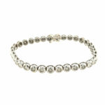 Tennisarmband 18,5 cm ca. 2ct Diamanten Weißgold 750/ 18K Vorschau