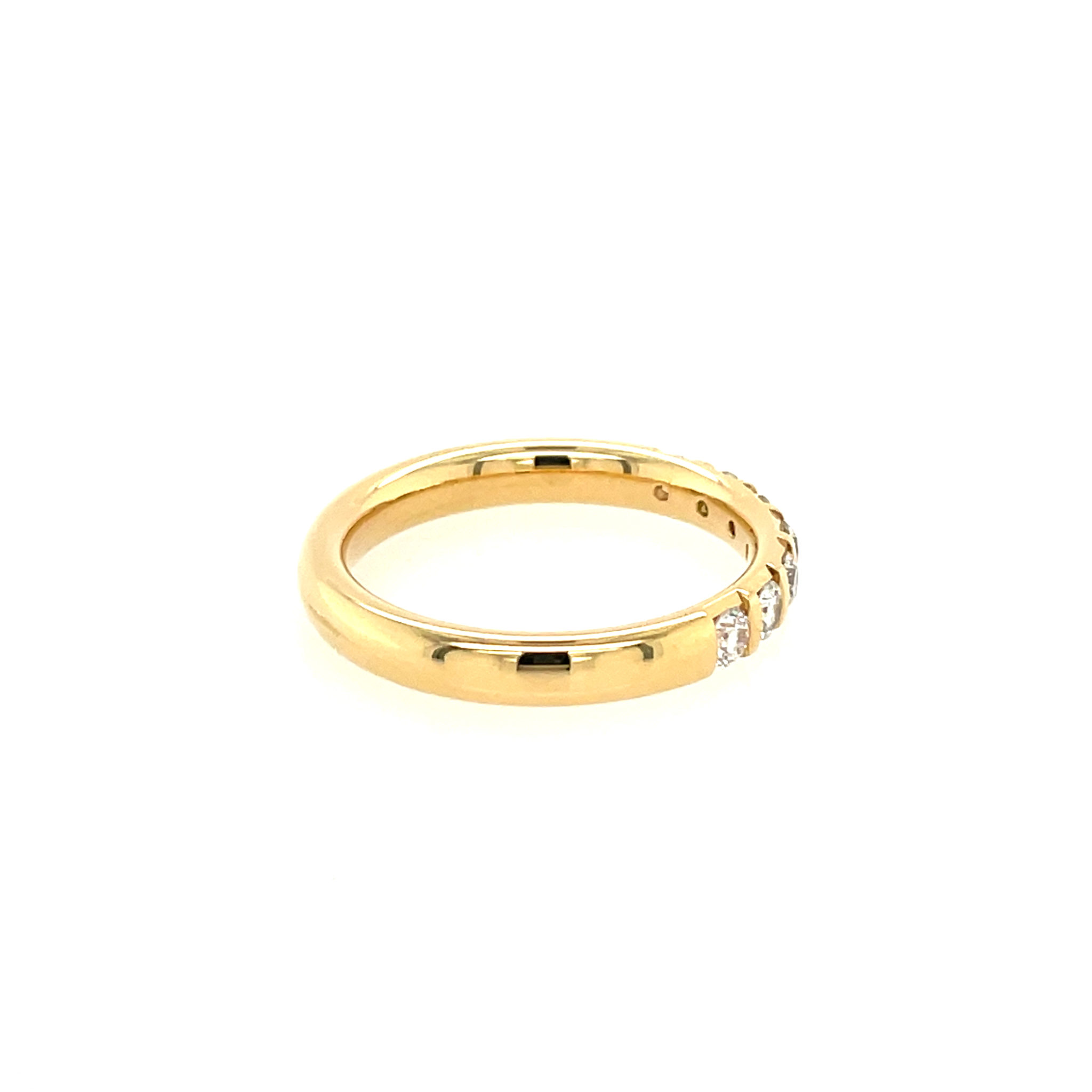Meister Ring Gr. 57 ca. 0,49ct Diamanten Gelbgold 750/ 18K - Bild 5