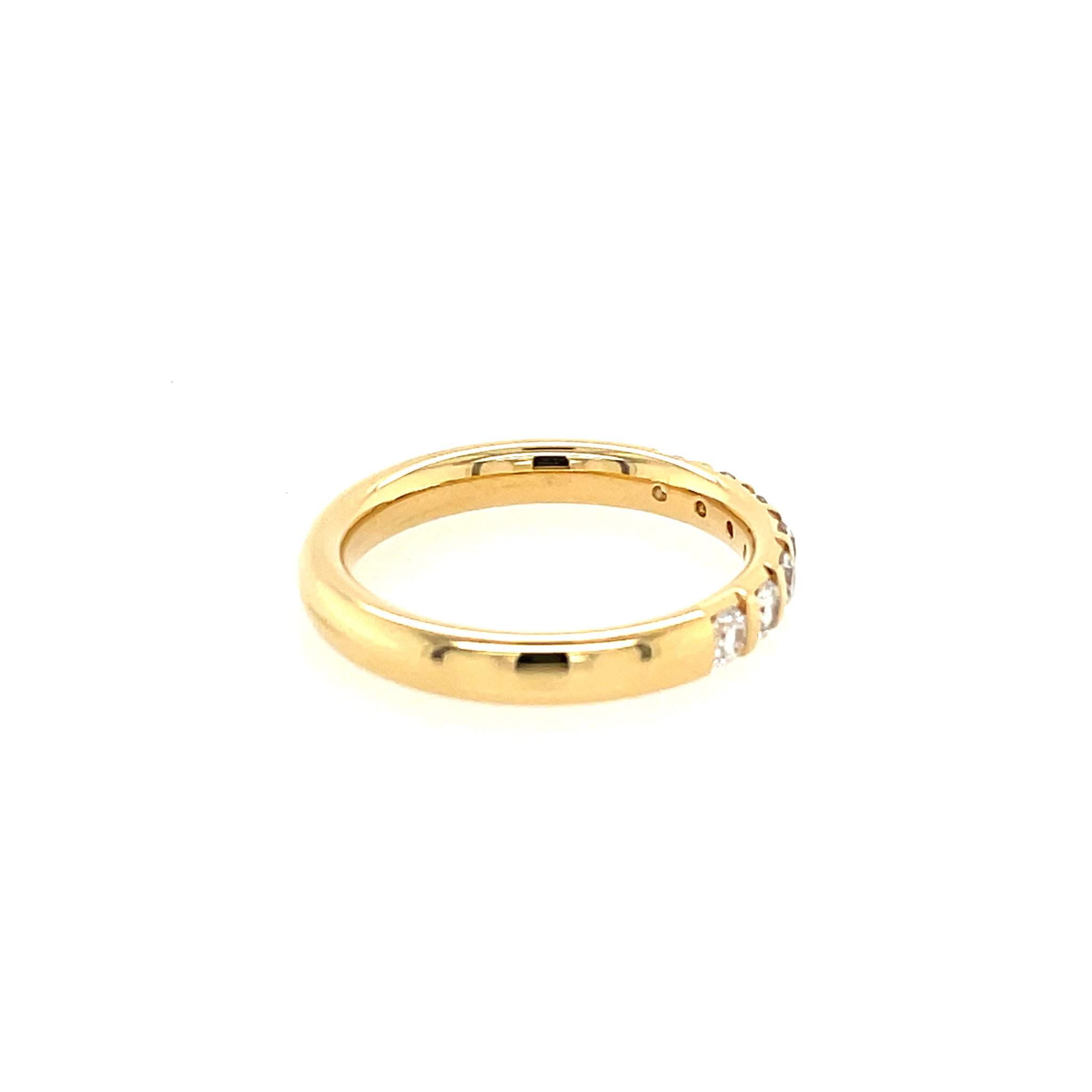 Meister Ring Gr. 57 ca. 0,49ct Diamanten Gelbgold 750/ 18K - Bild 6