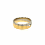 Ring Gr. 54 ca. 0,05ct Diamant Bicolor 585/ 14K - Bild 2 Vorschau