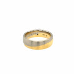 Ring Gr. 54 ca. 0,05ct Diamant Bicolor 585/ 14K - Bild 3 Vorschau