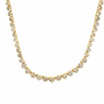 Hals Rivière 41cm ca. 4,0 ct Brillanten Gelbgold 585/ 14K Vorschau