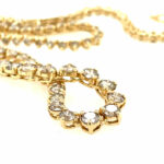 Hals Rivière 41cm ca. 4,0 ct Brillanten Gelbgold 585/ 14K - Bild 2 Vorschau
