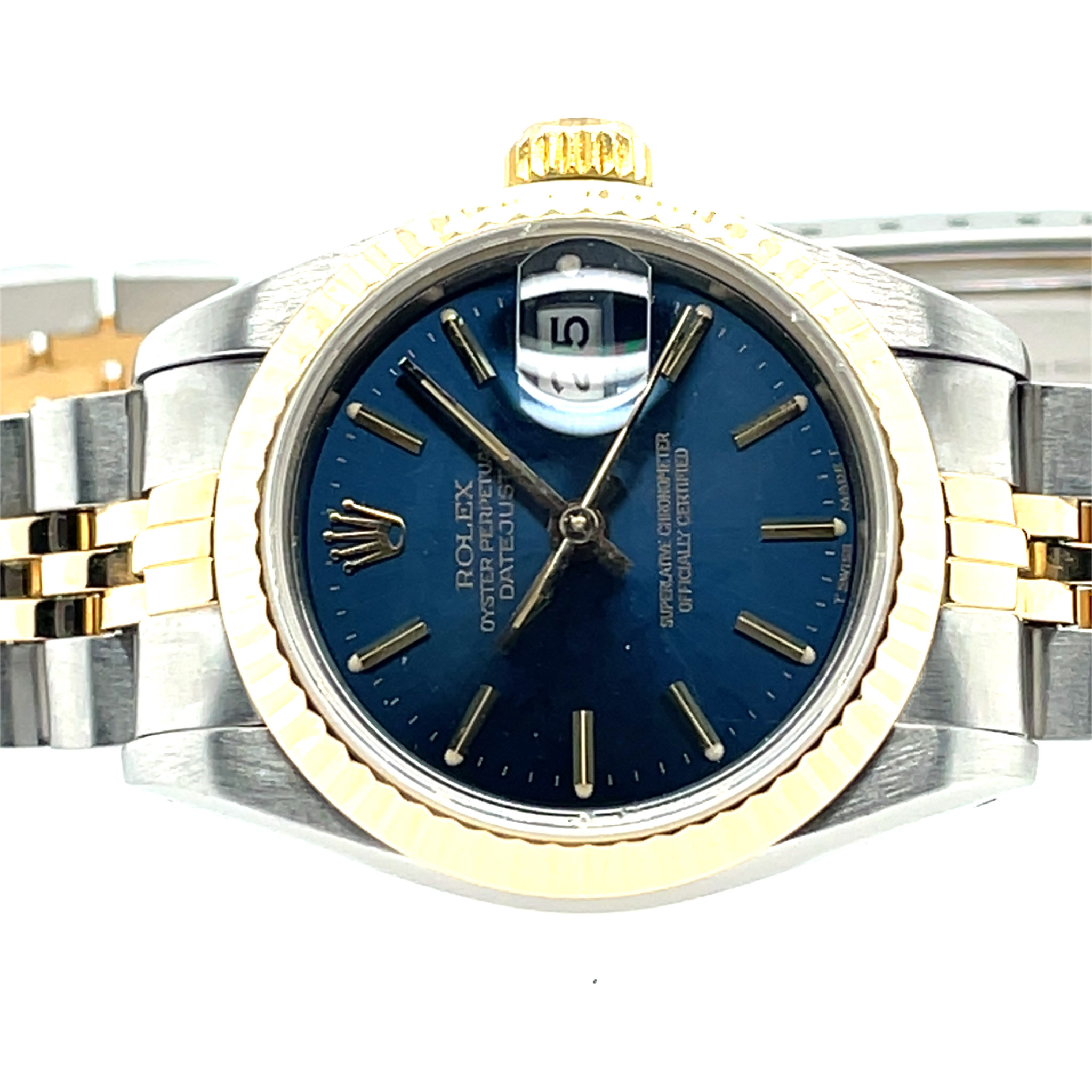 Rolex Lady-Datejust 26mm Ref. 69173 Stahl/Gold 750 Jubilée VINTAGE Saphirglas - Bild 5