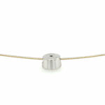 Moncara Solitär Collier 43cm 0,40 ct Diamant Bicolor 585/ 14K - Bild 5 Vorschau