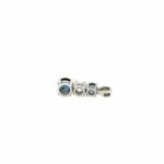 Saphir Anhänger ca. 0,15 ct Diamant Weißgold 585/ 14K - Bild 4 Vorschau