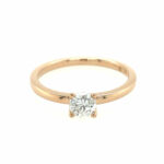 Solitärring Gr. 61 ca. 0,53ct Diamant Roségold 750/ 18K Vorschau