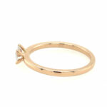 Solitärring Gr. 61 ca. 0,53ct Diamant Roségold 750/ 18K - Bild 5 Vorschau