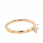 Solitärring Gr. 61 ca. 0,53ct Diamant Roségold 750/ 18K - Bild 7 Vorschau