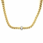 FOPE Collier 43 cm ca. 0,37ct Diamanten Bicolor 750/18K Vorschau