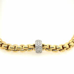 FOPE Collier 43 cm ca. 0,37ct Diamanten Bicolor 750/18K - Bild 2 Vorschau