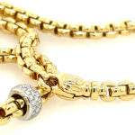 FOPE Collier 43 cm ca. 0,37ct Diamanten Bicolor 750/18K - Bild 4 Vorschau