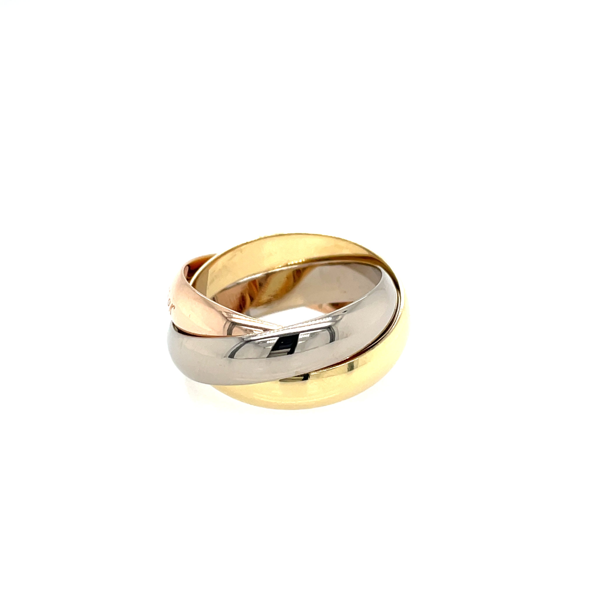Cartier „Trinity“ Ring Gr. 61 Breiter Ring - Bild 3