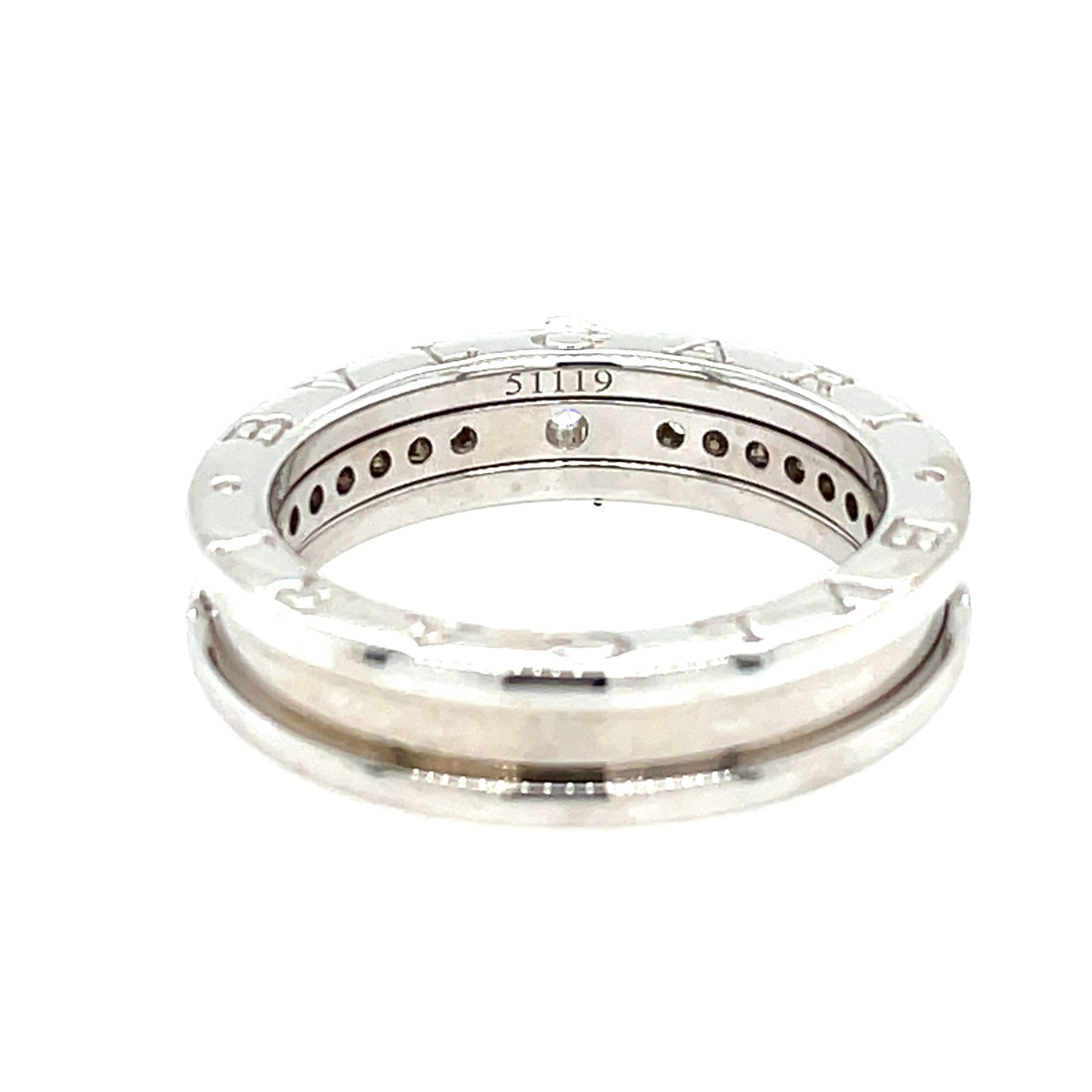 Bulgari B.Zero1 Ring Gr.54 ca. 0,50ct Diamanten Weißgold 18K BVLGARI - Bild 5