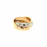 Tricolor Ring Gr. 49 750/ 18K - Bild 3 Vorschau