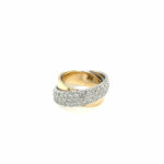 Doppel Ring Gr. 53 mit ca. 1ct Diamanten Bicolor 585/ 14K Vorschau