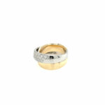 Doppel Ring Gr. 53 mit ca. 1ct Diamanten Bicolor 585/ 14K - Bild 2 Vorschau