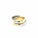 Doppel Ring Gr. 53 mit ca. 1ct Diamanten Bicolor 585/ 14K - Bild 3 Vorschau