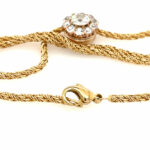 Diamanten im Altschliff Kordelcollier 39 cm ca. 2,50 ct Diamanten Bicolor 750/ 18K - Bild 4 Vorschau