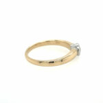 Solitärring Gr. 58 ca. 0,2ct Diamant Bicolor 585/ 14K - Bild 5 Vorschau