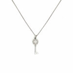 Bella Luce „Schlüssel“ Kette 45 cm ca. 0,08ct Diamanten Weißgold 585/ 14K - Bild 6 Vorschau