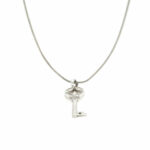 Bella Luce „Schlüssel“ Kette 45 cm ca. 0,08ct Diamanten Weißgold 585/ 14K - Bild 2 Vorschau