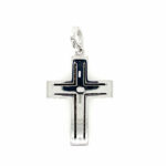 Christ Kreuz Anhänger mit ca. 1,30 ct Diamanten Weißgold 585/ 14K - Bild 4 Vorschau