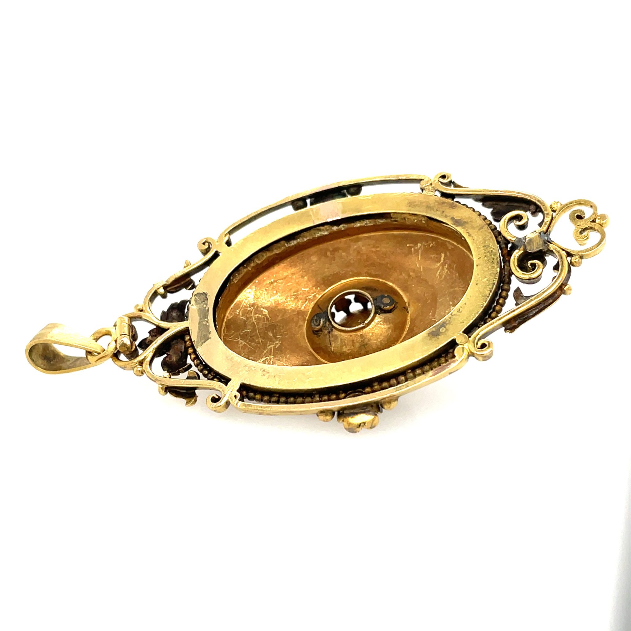 Vintage Diamant Anhänger ca. 1,0 ct Diamanten Gelbgold 585/ 14K - Bild 4