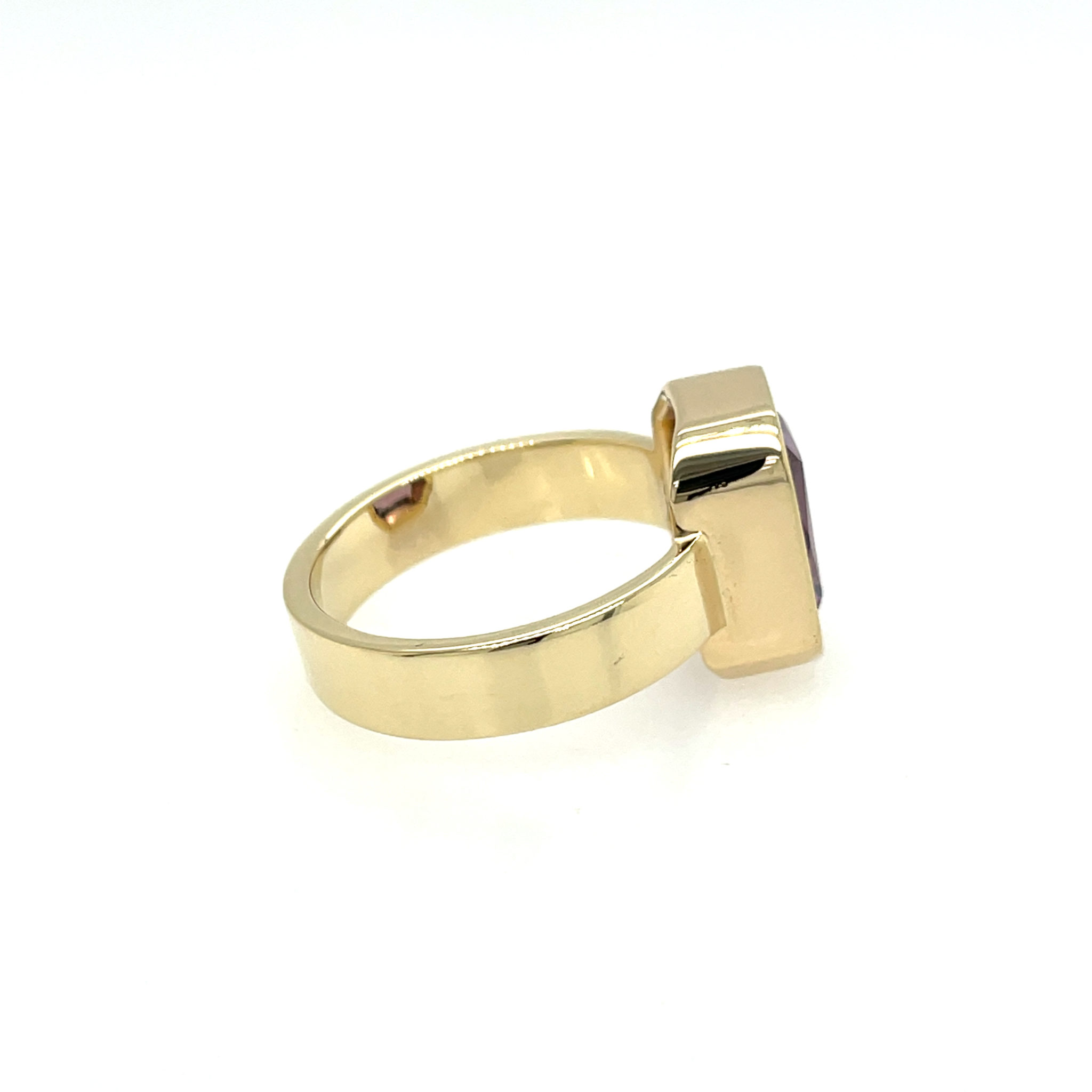 Amethyst Ring Gr. 59 Gelbgold 585/ 14K - Bild 4