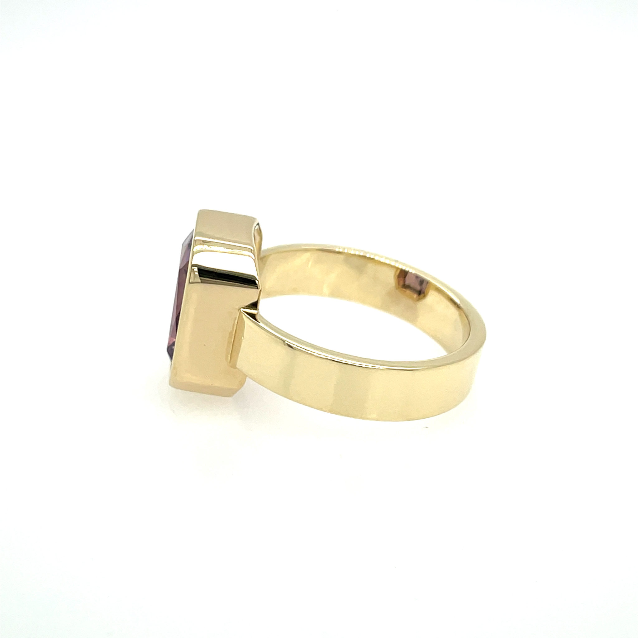 Amethyst Ring Gr. 59 Gelbgold 585/ 14K - Bild 5